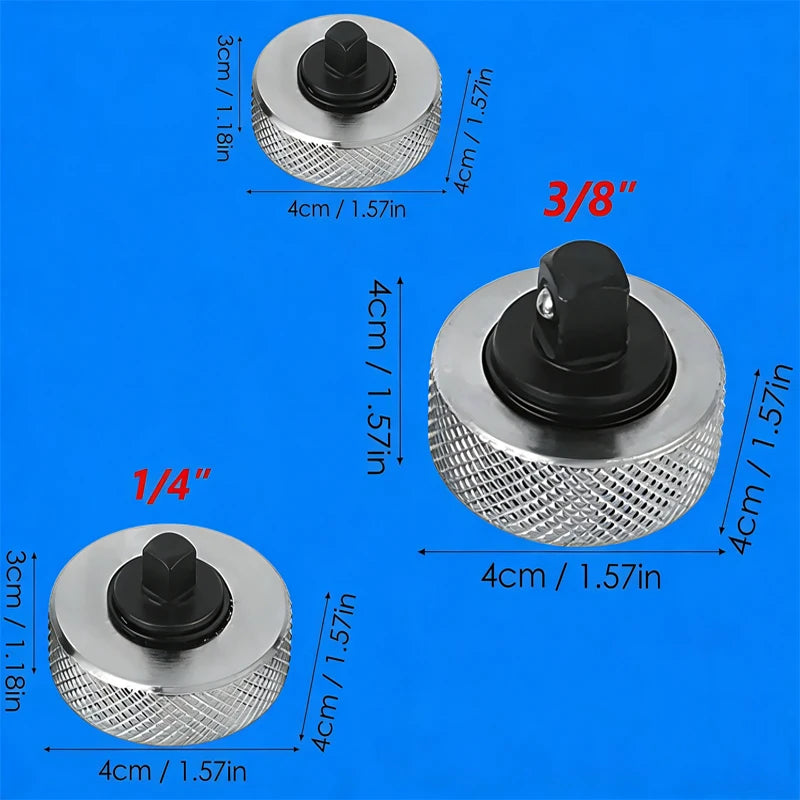 Ratchet Socket Adapter Set – 1/4" 3/8" 1/2" Drive CR-V Steel Socket Adapter Set Qst