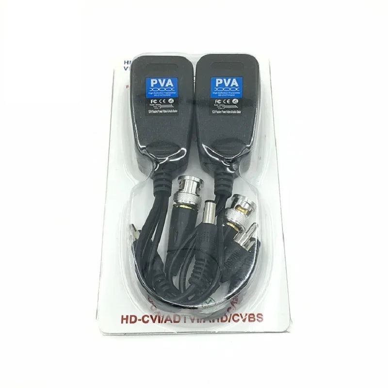 ESCAM 10-Pack Passive Video Balun RJ45 CCTV Transceiver – 5 Pairs Passive Video Balun Qme