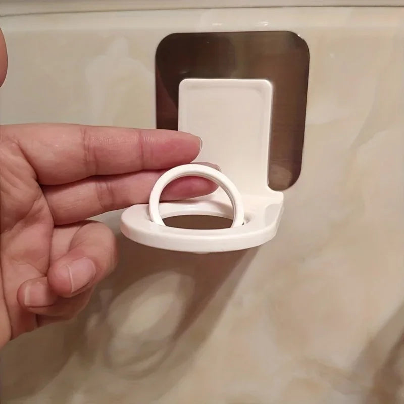 Self-Adhesive Wall Hook Bathroom Shampoo & Shower Gel Shelf Bathroom Wall Hook Qme