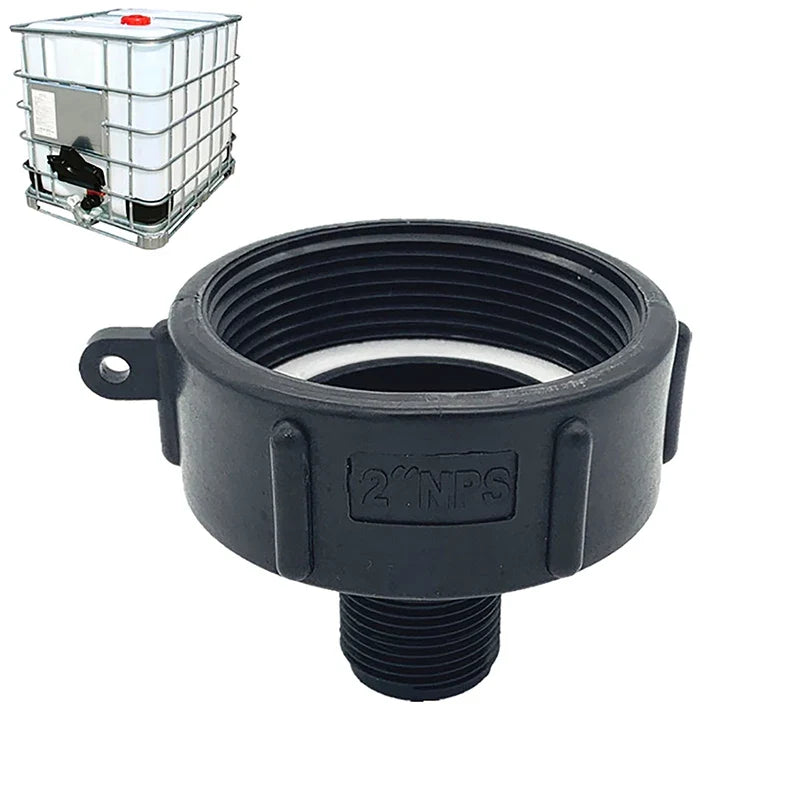 IBC Tank S60 Fine Thread to 2" NPS 3/4" Garden Hose Adapter Garden Hose Adapter Qme