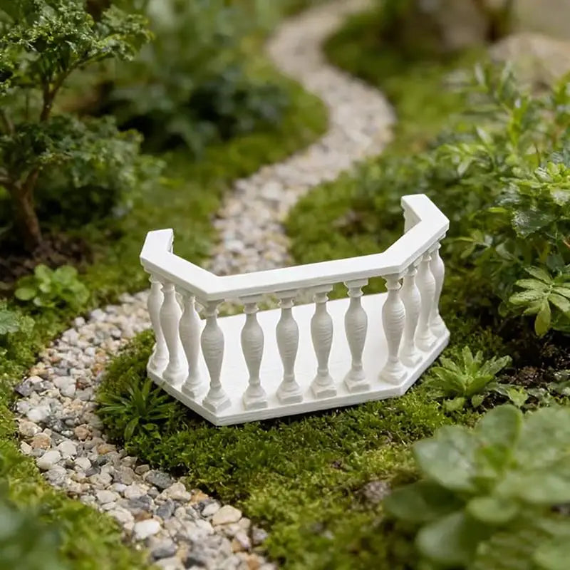 Miniature Dollhouse Balcony Railing – European DIY Accessory Dollhouse Accessory Qme