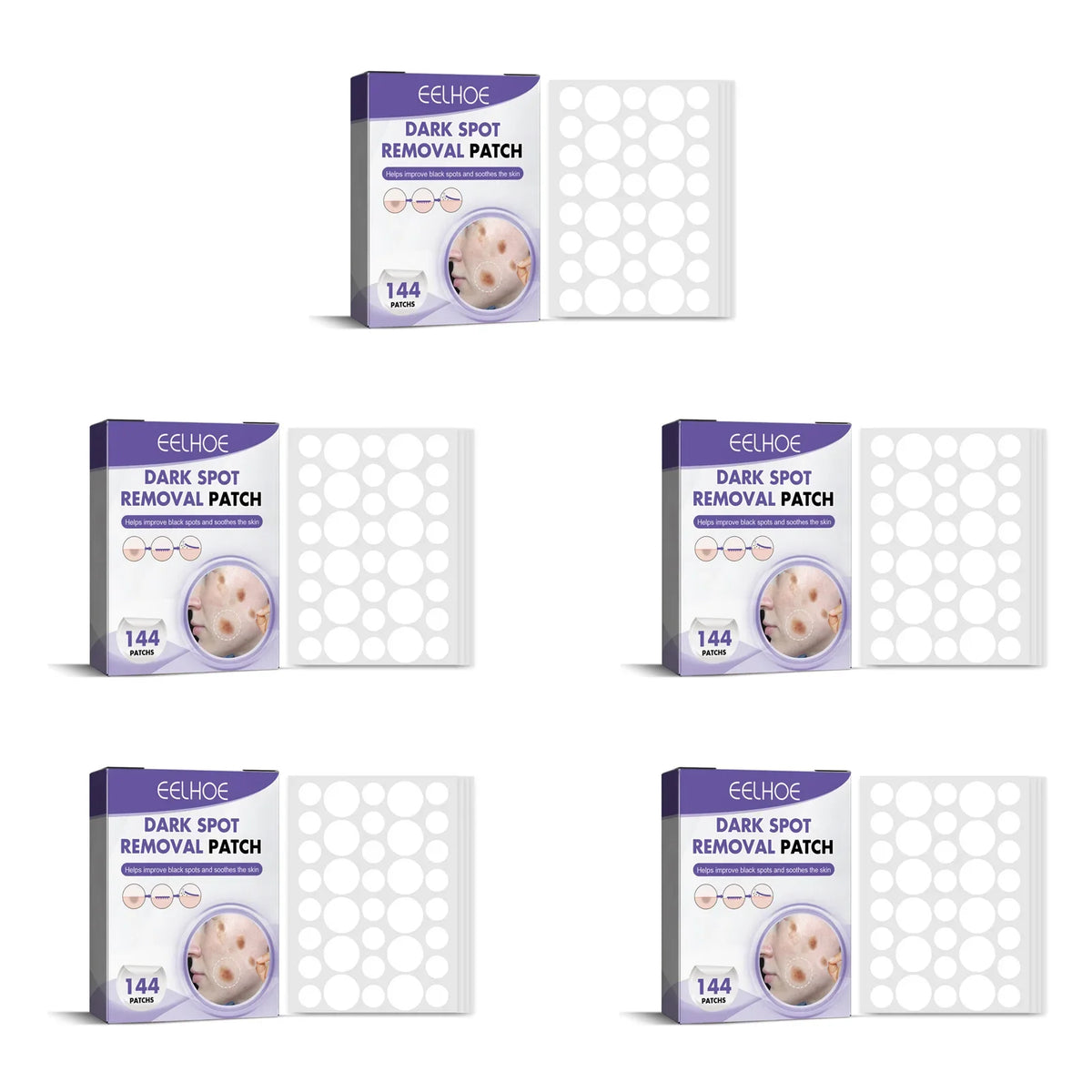 Dark Spot Correcting Patches & Acne Concealer – 4 Shades Acne Concealer Patch Qme 5 x 144pcs Boxed