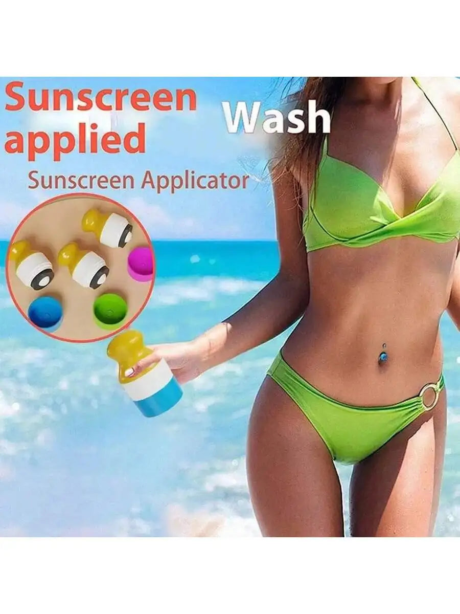 Refillable Sunscreen Roller Applicator – 100ml Travel Bottle Sunscreen Roller Applicator Qme