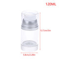 Airless Pump Jar – Refillable Travel Cream Lotion Container Airless Pump Jar Qst 120ml