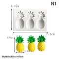 3-Cavity Pineapple Strawberry Silicone Mold – Cake Decorating Silicone Baking Mold Qst 1