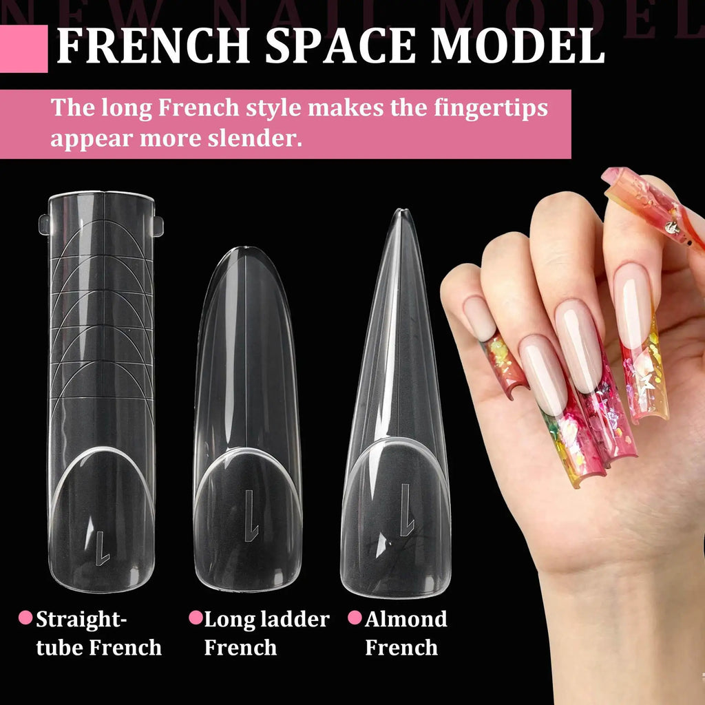 Dual Form French Nail Extension Kit | Fast & Elegant Nail Extension Kit Qme