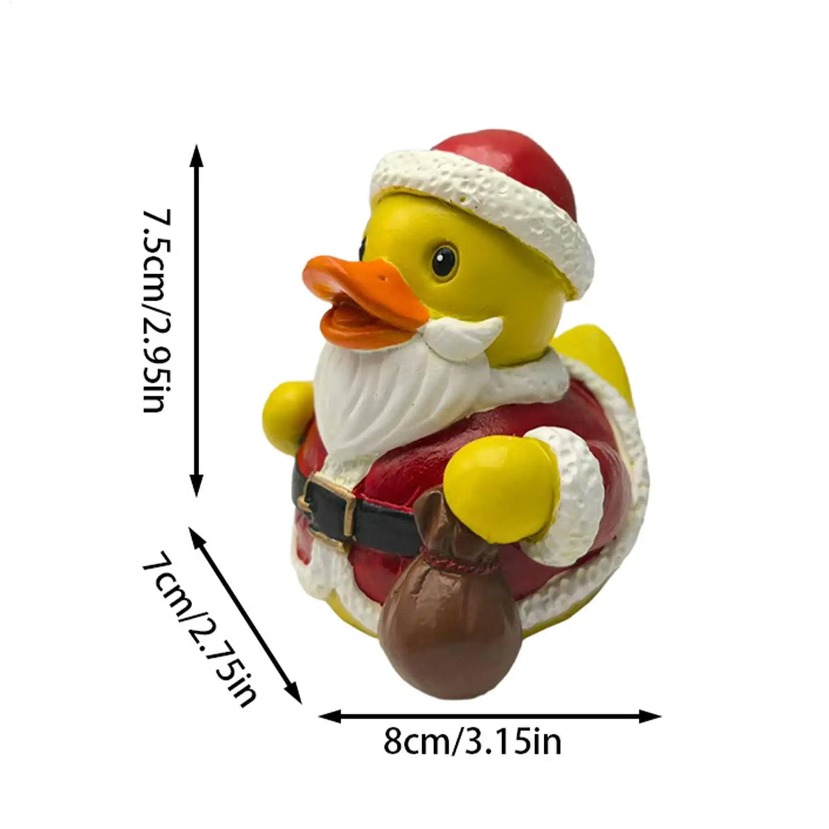 Duck Garden Statue Resin Christmas Collectible Figurine Decorative Figurine Qme