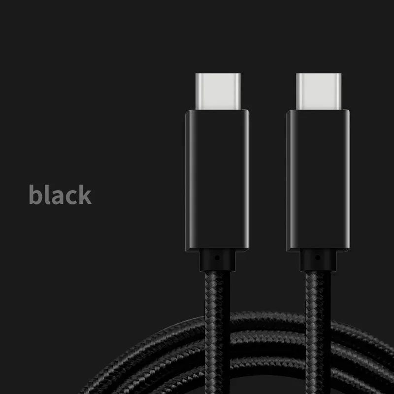 USB-C to USB-C Cable PD 100W Fast Charging | 4 Colors USB-C Charging Cable Qme