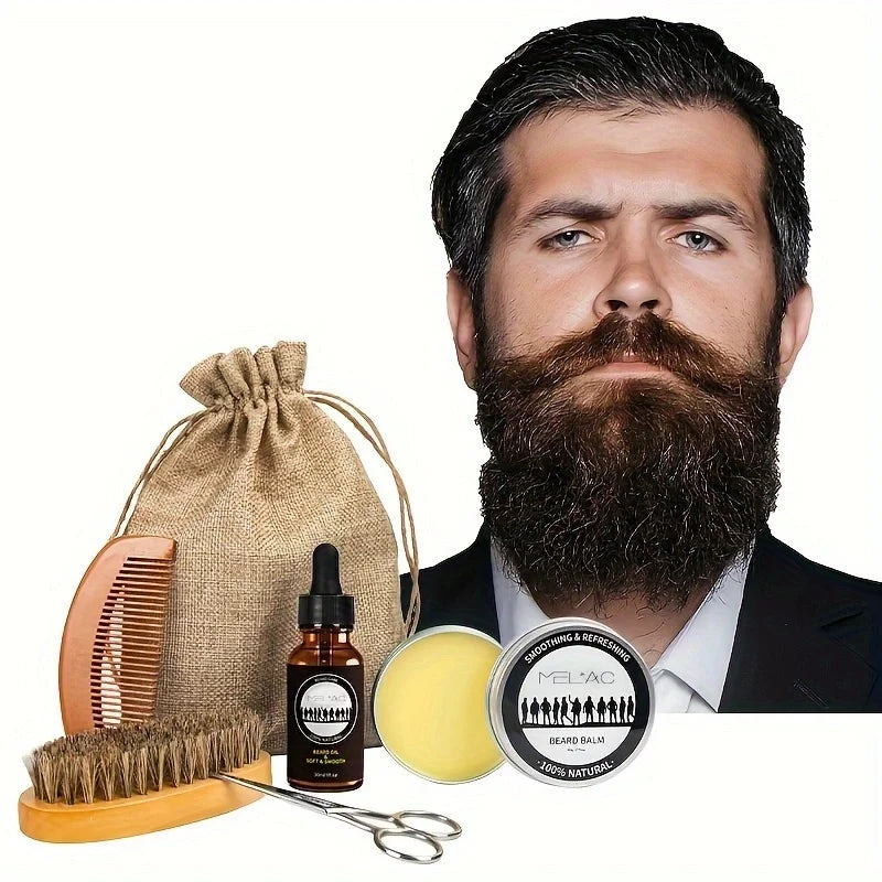 MELAO Beard Care Kit – Complete Men's Grooming Set Beard Grooming Kit Qme Default Title