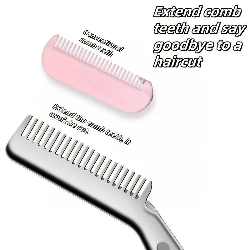 Stainless Steel Eyebrow Trimmer Scissors – Precision Grooming Grooming Scissors Qme