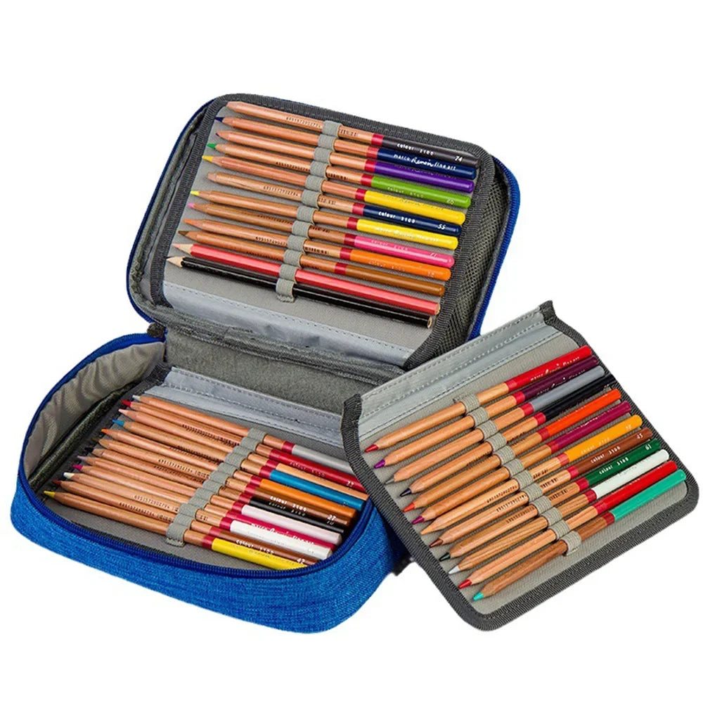 Large Capacity Pencil Case – Art & Sketch Organizer | Qme Pencil Case Organizer Qme