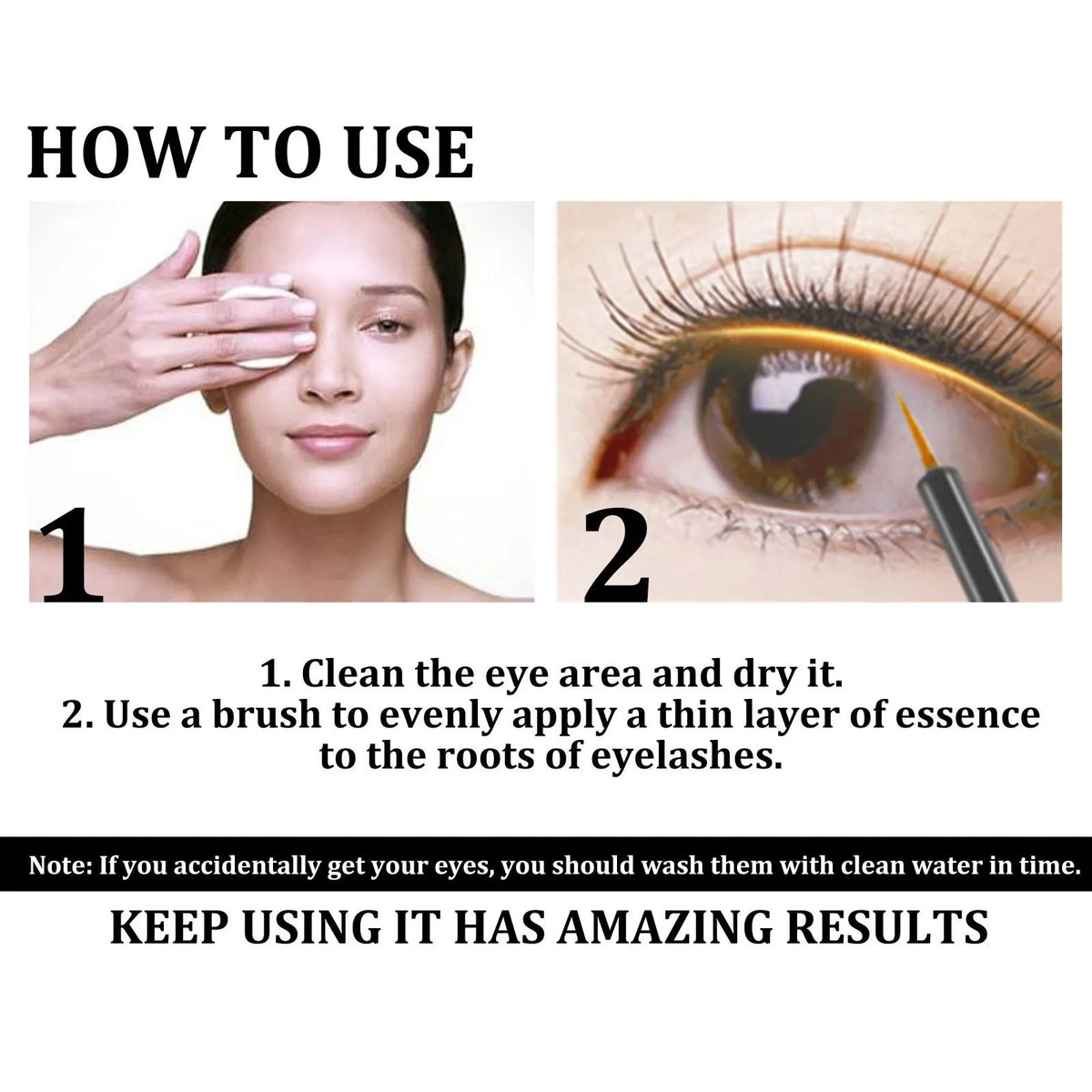 EELHOE Eyelash Growth Serum – Thickening & Lengthening 3ml Eyelash Growth Serum Qst