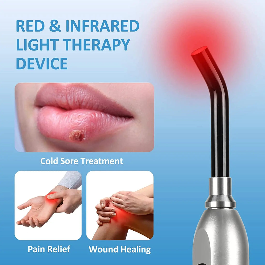 Red Light Therapy Device 660nm 850nm LED Wand – Oral & Body LED Light Therapy Device Qst
