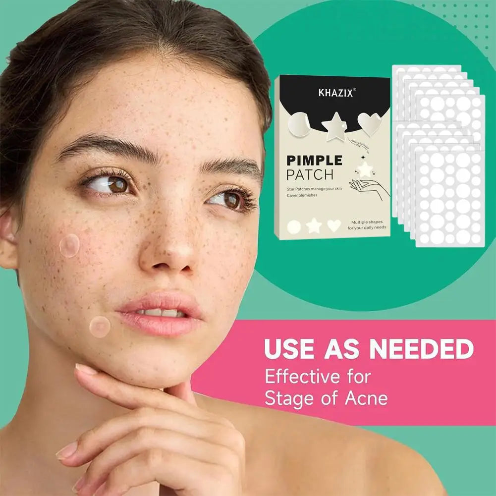 Circular Blemish Patches – 360 pcs, Transparent & Skin Tone Blemish Patches Qme