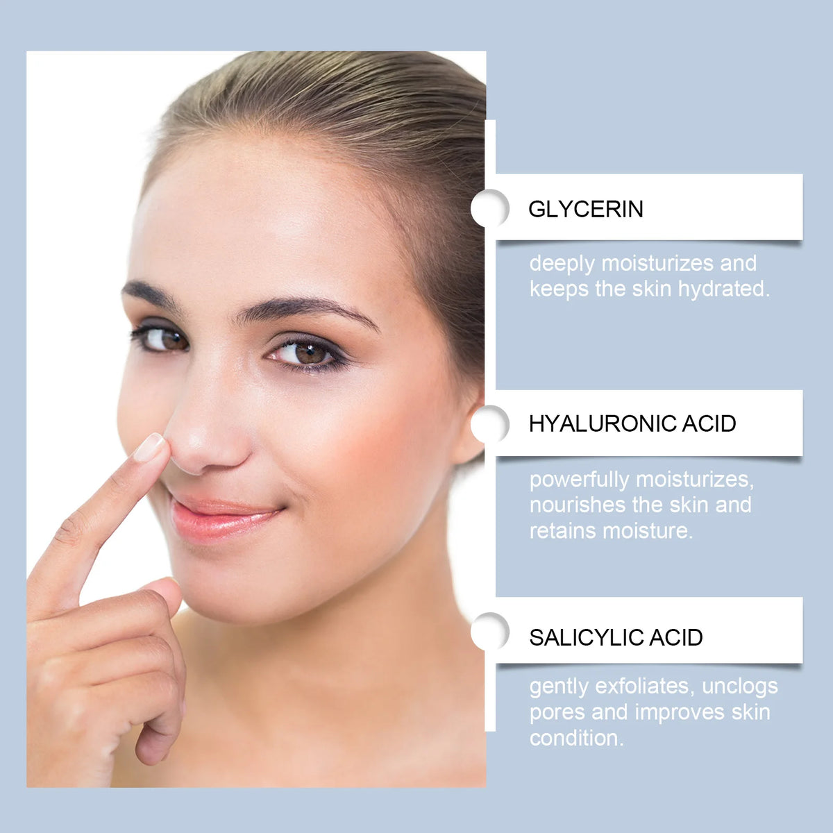Hoygi Salicylic Acid Nose Patches – Pore Refining | 8 Pcs Nose Care Patch Qst