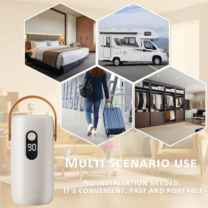 MiLESEEY B15C Portable Compact Clothes Dryer – EU Plug Portable Clothes Dryer Qst