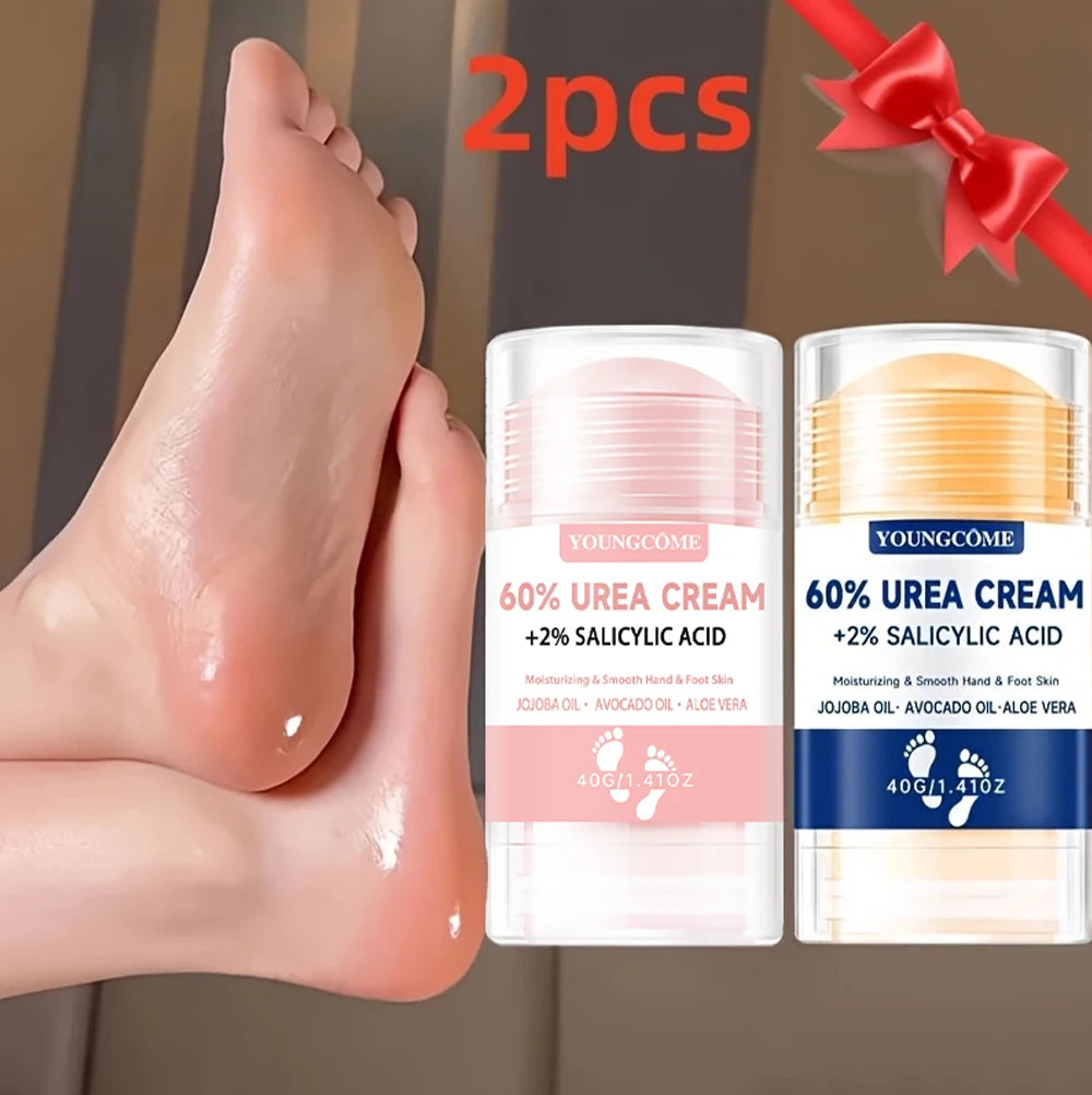 YOUNGCOME 60% Urea Foot Cream 2-Pack – Deep Moisture Urea Foot Cream Qst
