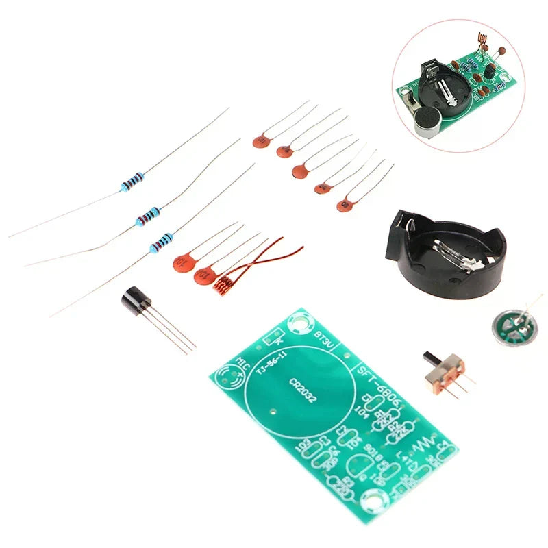 FM Stereo Radio Transmitter DIY Kit – Soldering Practice DIY Electronics Kit Qme