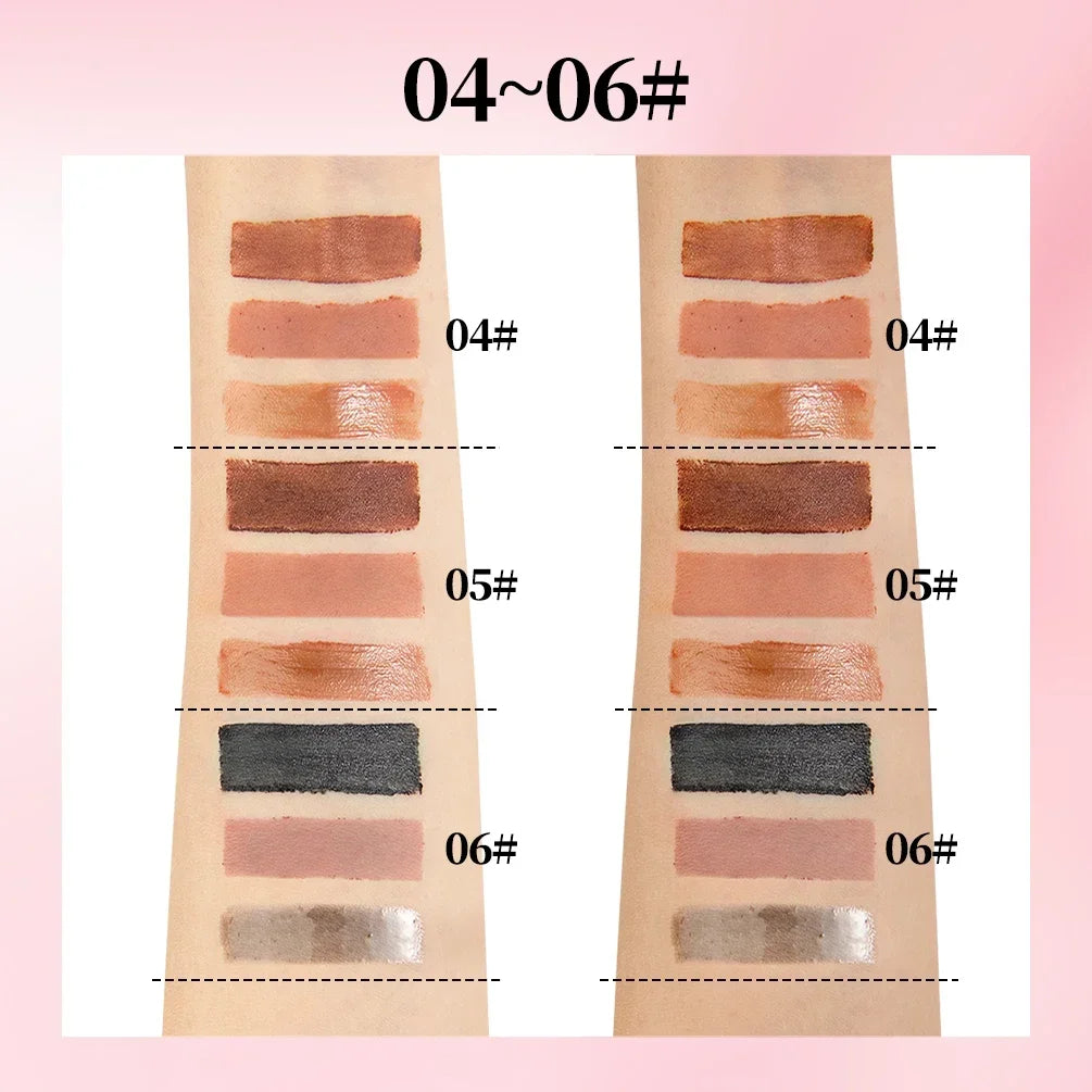 Qibest 9-Piece Matte Lip Kit – Nude Velvet Lipstick & Glaze Lip Makeup Kit Qme