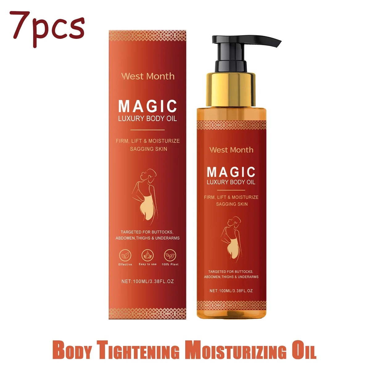 WESTMONTH Magic Luxury Body Oil – Firming & Moisturizing Body Nourishing Oil Qst 7pcs