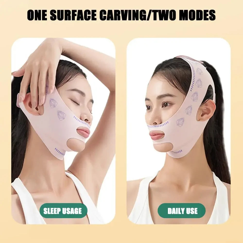 V-Line Face Slimming Band – Cheek Lift & Chin Contouring Mask Facial Slimming Mask Qme