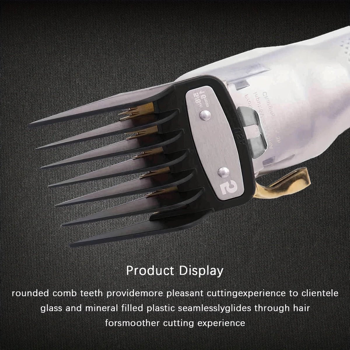 3-Piece Hair Clipper Guide Comb Set – Fade & Taper Cuts Clipper Guide Combs Qme