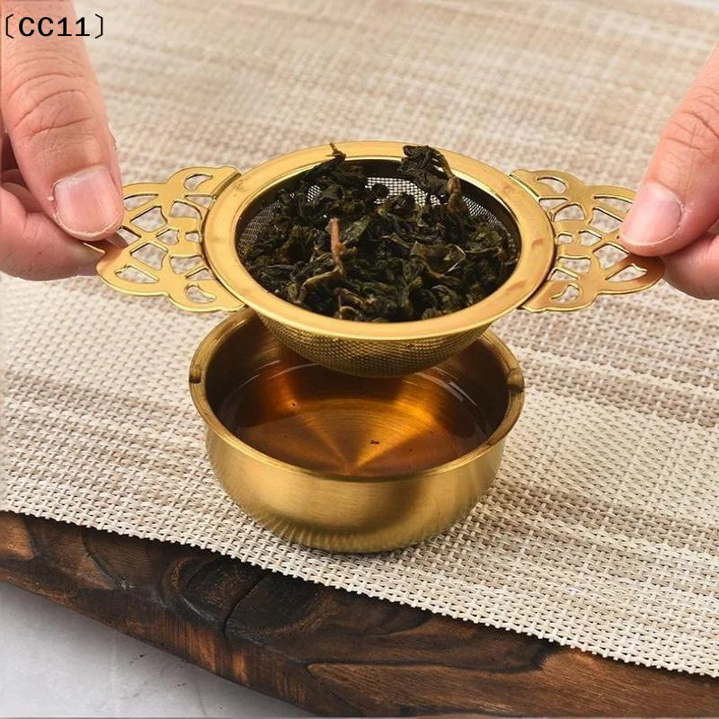 Double-Layer Fine Mesh Tea Strainer – Stainless Steel Sieve Tea Strainer Qme