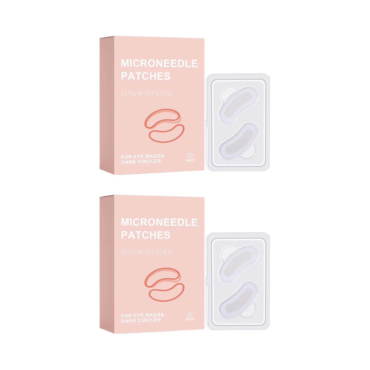 Retinol Microneedle Eye Patches – Firm & Brighten Eye Area Eye Patch Mask Qme 8 pairs Boxed