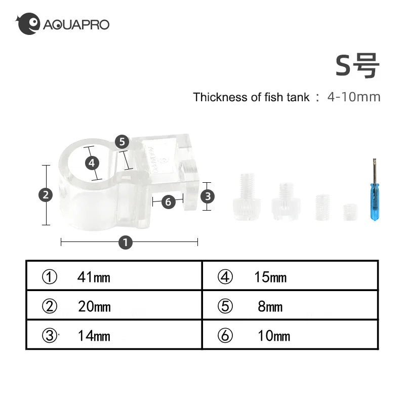 Aquarium Hose Holder Pipe Clamp Filter Inlet Outlet 2pcs Aquarium Hose Clamp Qme S 2PCS
