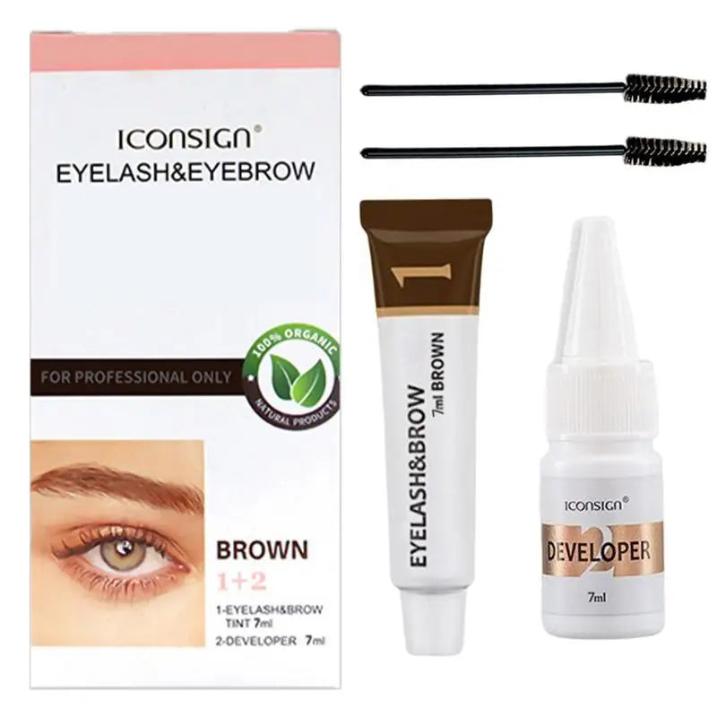 Eyebrow Tinting & Eyelash Dye Gel – Quick Dry Waterproof Eyebrow Tinting Gel Qme