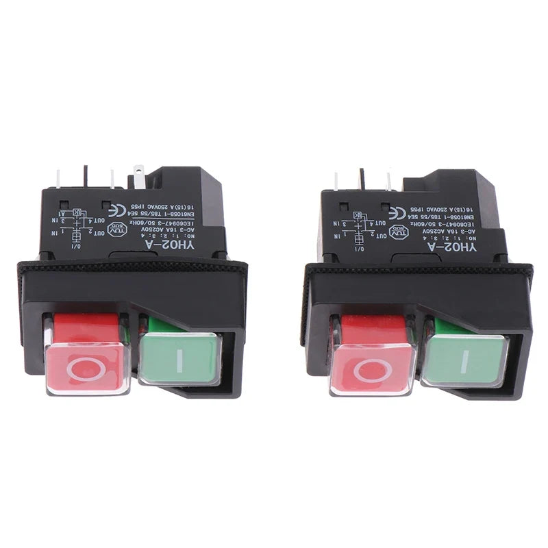 Electromagnetic Push Button Switch Starter IP55 KJD17 KLD28 Machine Tool Switch Qme