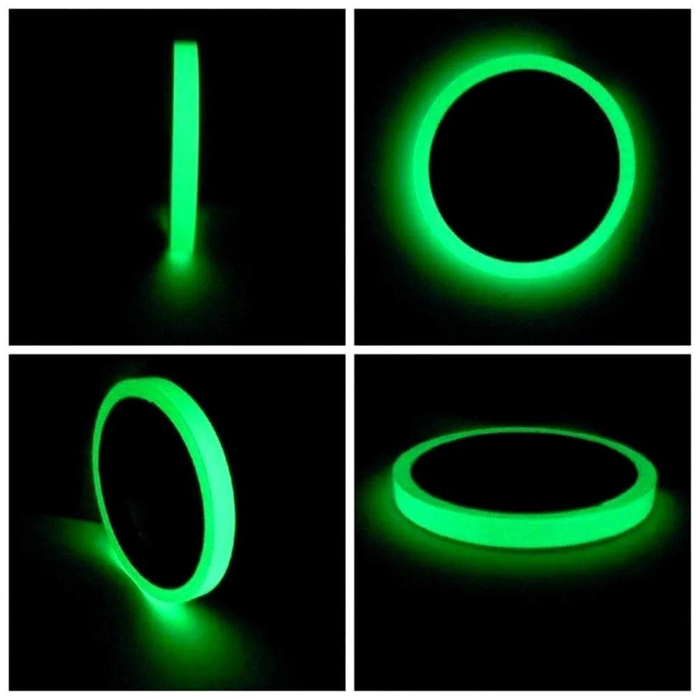 5m Glow in the Dark Anti-Slip Tape | Waterproof Photoluminescent Anti-Slip Safety Tape Qme