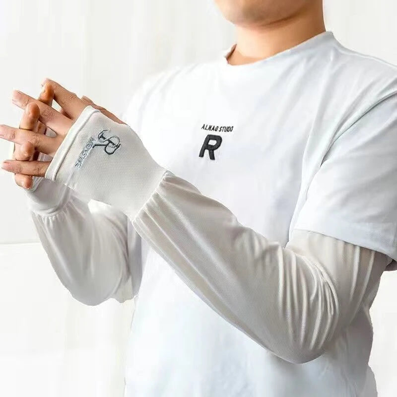Women's UV Protection Cooling Arm Sleeves – Outdoor Sun Cover UV Arm Sleeves Qst A3