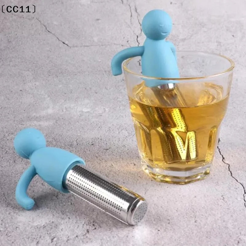Human-Shaped Stainless Steel Tea Infuser | 6 Colors Tea Infuser Qme
