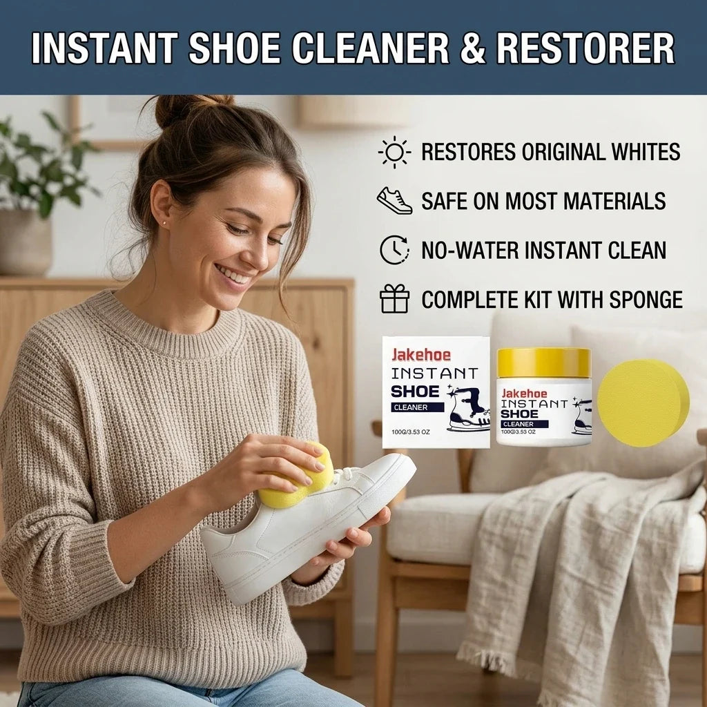 Instant Shoe Cleaning Cream – Remove Stains & Restore Luster Shoe Cleaning Cream Qme