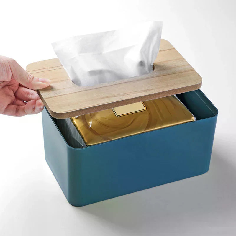 Creative Plastic Tissue Box – Multifunctional Home Storage Tissue Box Organizer Qme