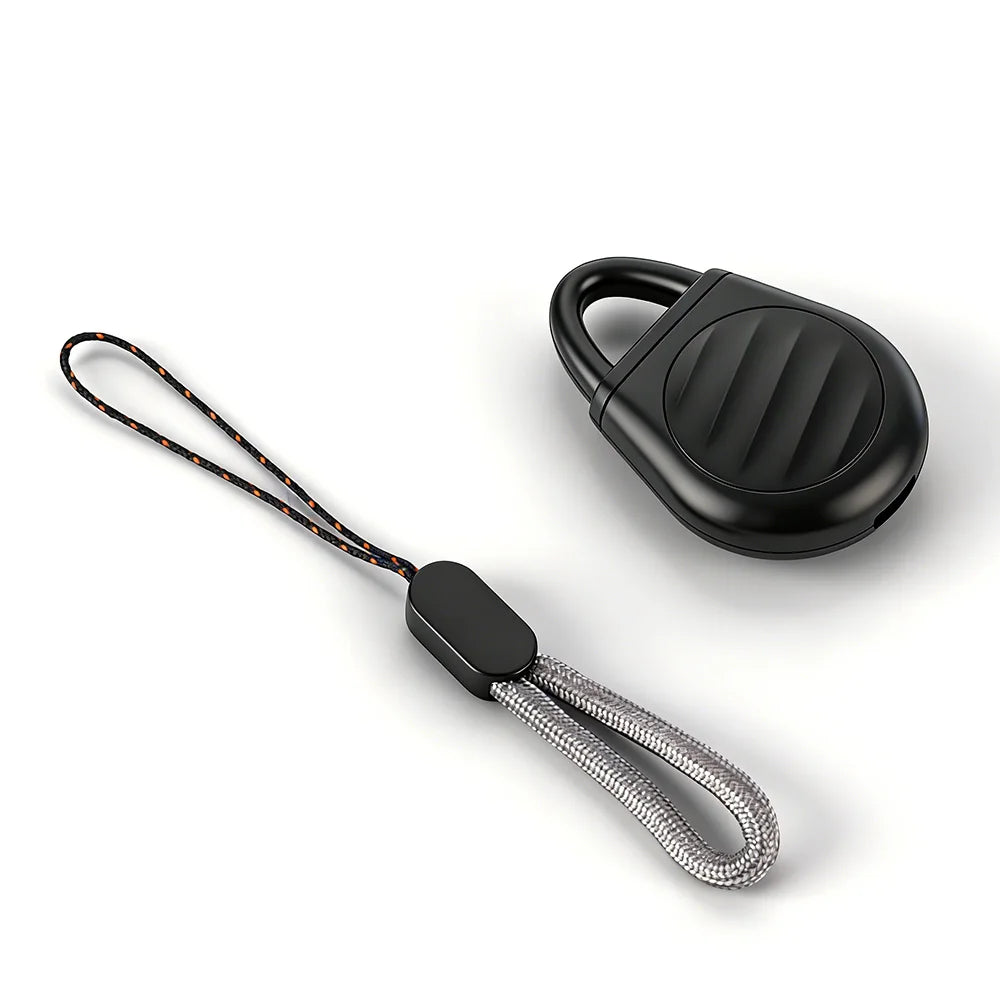 Ultrasonic Mini Pest Repeller – Type-C Rechargeable Outdoor Ultrasonic Pest Repeller Qst Black