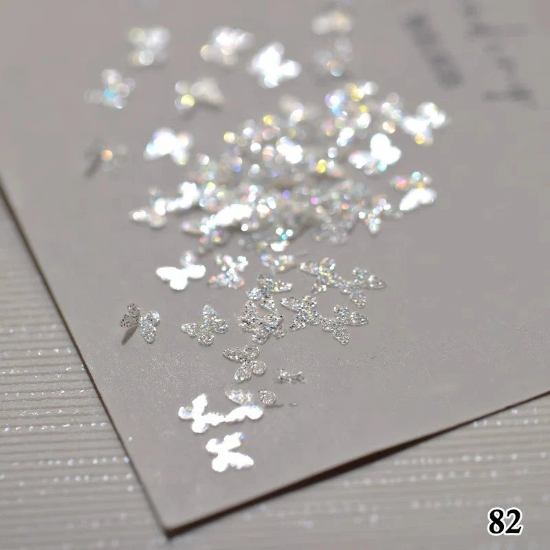 Holographic Nail Art Glitter Sequins – DIY Glamour Flakes Nail Art Sequins Qme LP-382