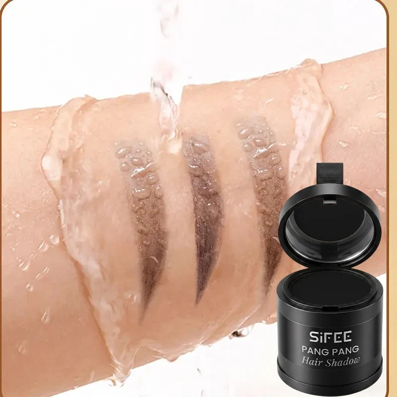 Instant Hairline Concealer Powder & Brush – Waterproof Hair Concealer Powder Qme