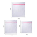 3-Piece Mesh Zippered Laundry Bags – Small, Medium & Large Mesh Laundry Bags Qst Default Title