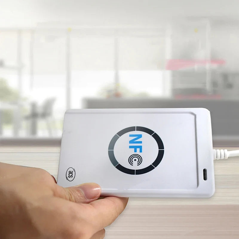 NFC Smart Card Reader Writer Copier Duplicator ACR122U USB NFC Card Reader Writer Qme Default Title