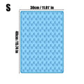Non-Slip Dog Cooling Mat | Summer Pad Small to Large Breeds Dog Cooling Mat Qme S