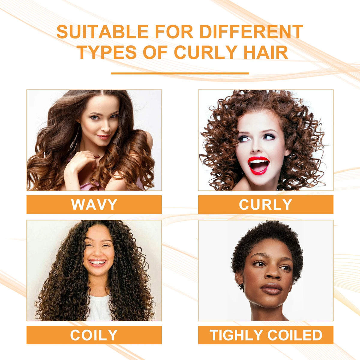 Hoygi Curl Defining Cream – Moisturizing Frizz Control 100g Curl Defining Cream Qst