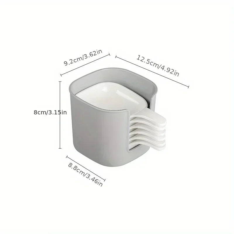 7-Piece Tomato Dipping Dish Set – Sauce & Seasoning Plates Dipping Dish Set Qme Gray And White Suit