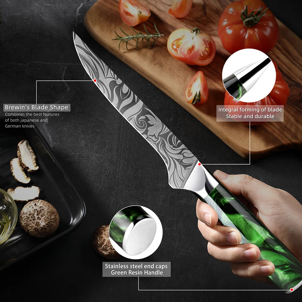 XITUO 6-Inch Boning Knife – German Steel Fish Fillet Knife Boning Knife Qst