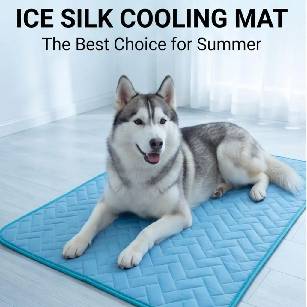 Dog Cooling Mat – Cold Kennel Pad for Puppies & Pets Pet Cooling Mat Qme