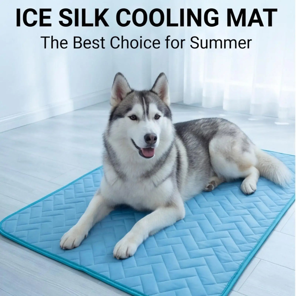 Dog Cooling Mat – Cold Kennel Pad for Puppies & Pets Pet Cooling Mat Qme