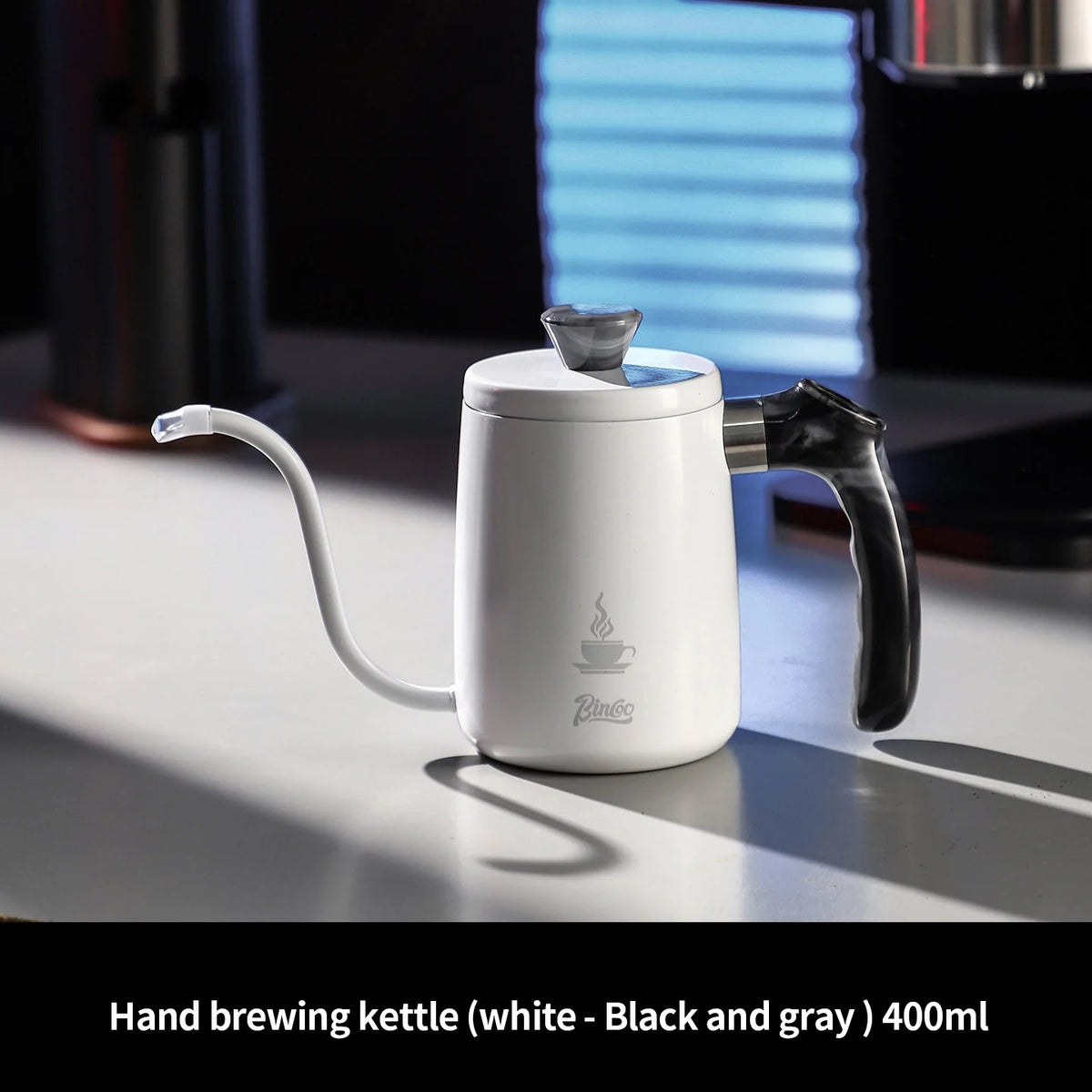 Bincoo Pour Over Coffee Kettle 304 Stainless Steel 400/600ml Pour Over Kettle Qst black 400ml 1