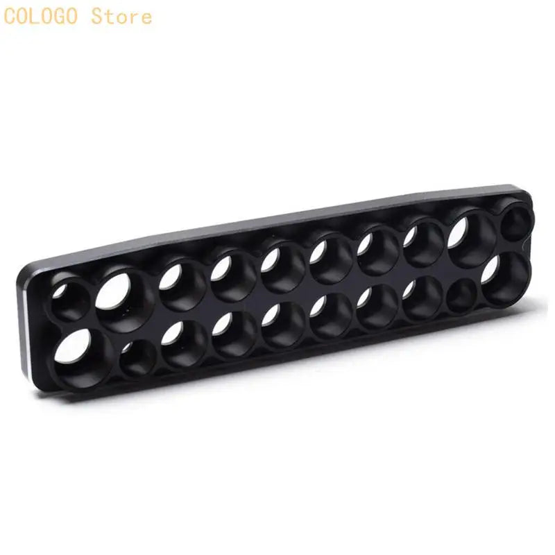 Aluminum Screwdriver Organizer Rack – Hex & Cross Tool Storage Tool Storage Rack Qme