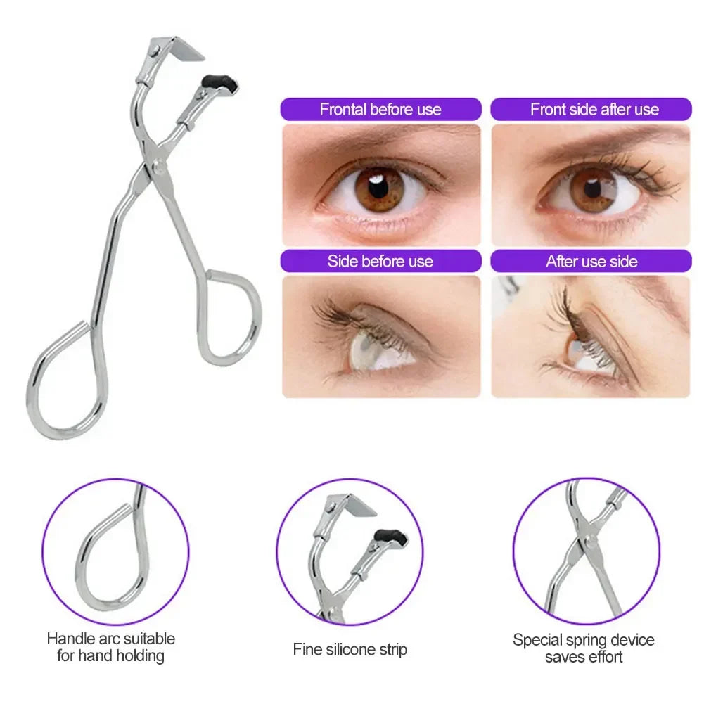 Mini Stainless Steel Eyelash Curler – Precision Lash Tool Eyelash Curler Qme